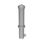 200 Series Bollard, Base Type 1 - Direct Burial