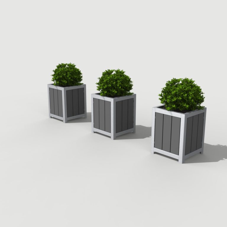 Three 1050 Series Planters