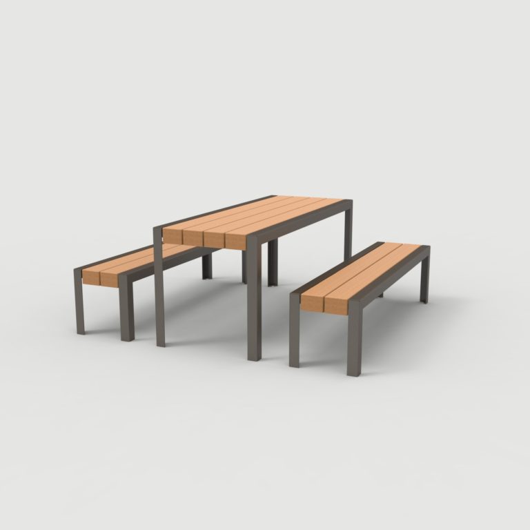 1050 Series Standard Table with Bench