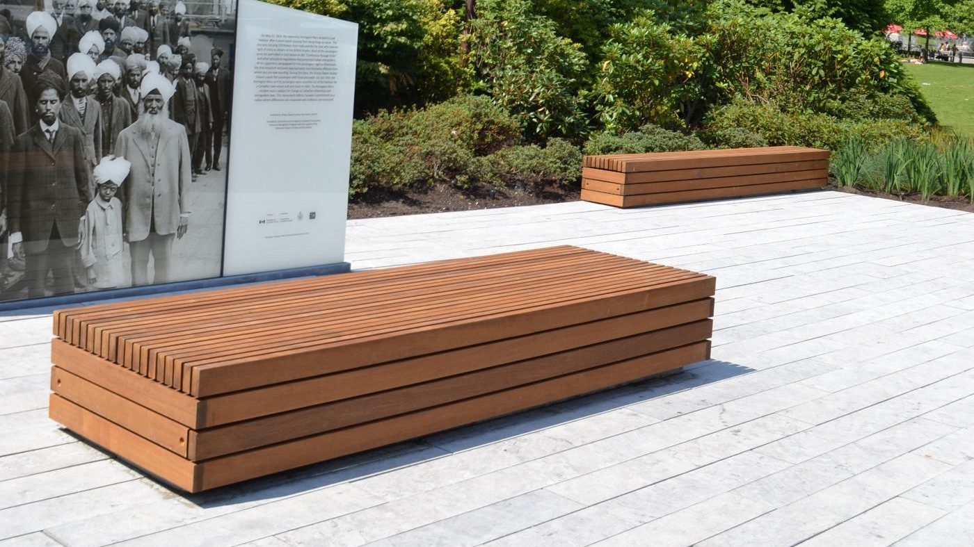 Custom Komangatu Maru Memorial Ipe Bench