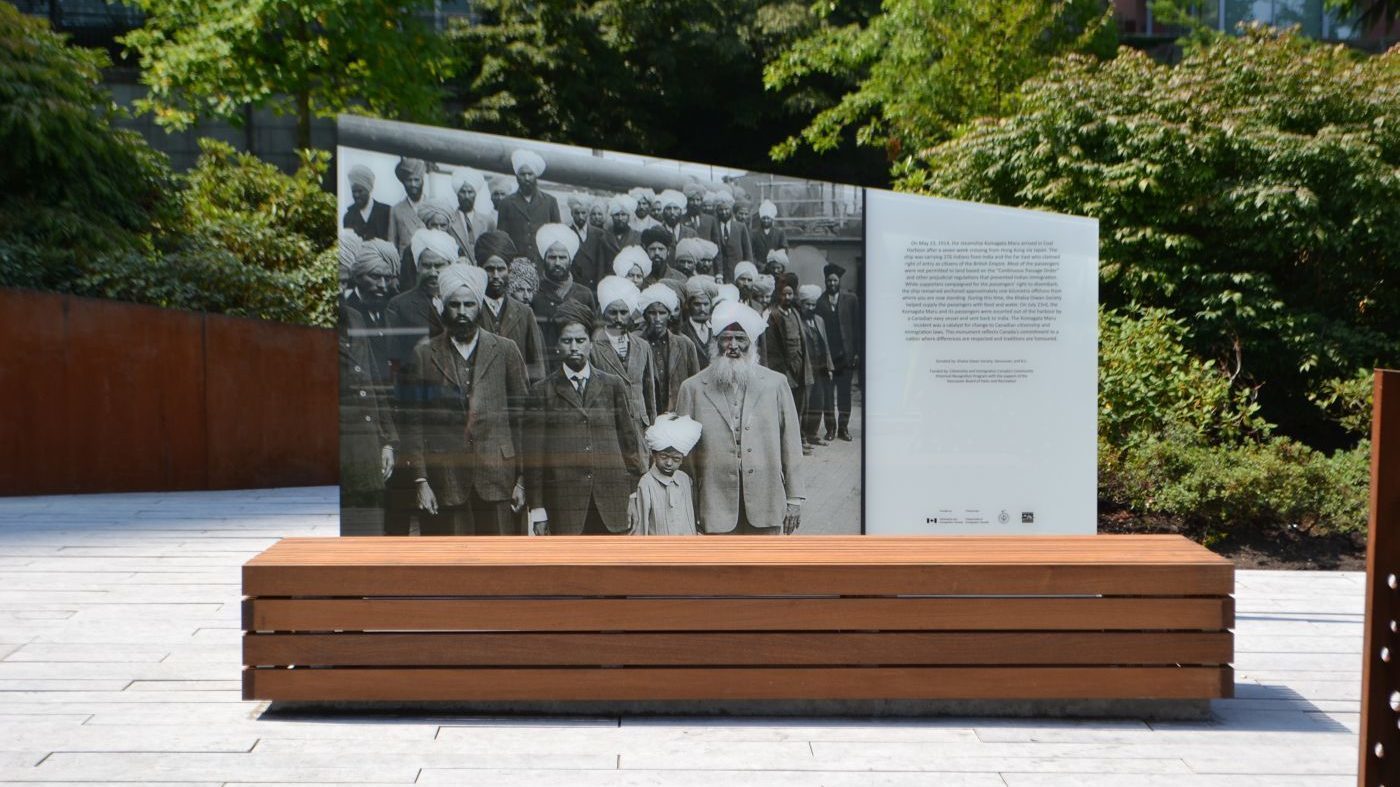 Custom Komagatu Maru Memorial Ipe Bench