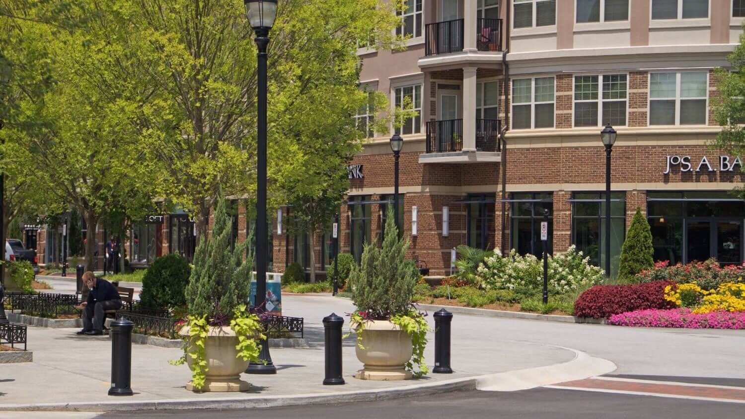 Bollards at Emory Point