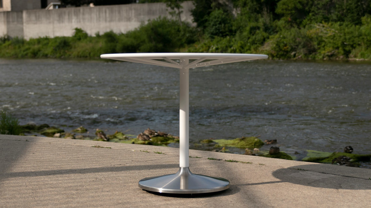 White Table near River