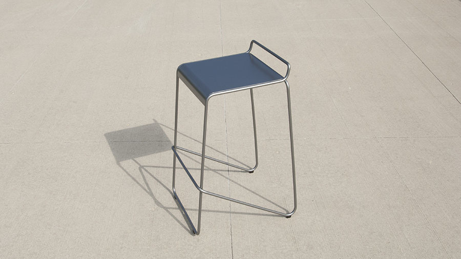 Kontur Stool in Grey