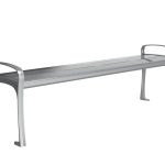 Backless Bench with Arms