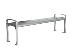 Backless Bench with Arms