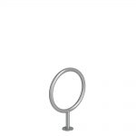 Circle Bike Rack in Grey