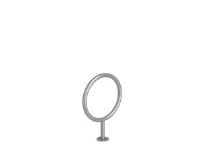 Circle Bike Rack in Grey