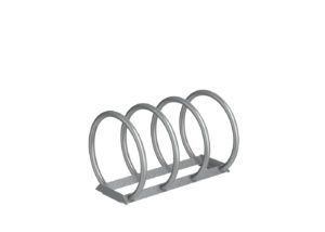 Bike Rack with Four Loops