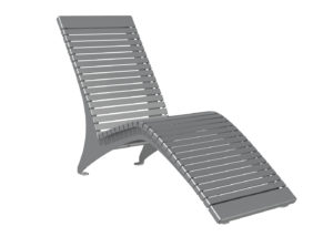 Lounge Chair in Grey