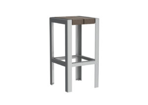 Stool with Light Brown Coloured Top