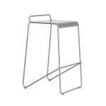 Metal Stool in Grey