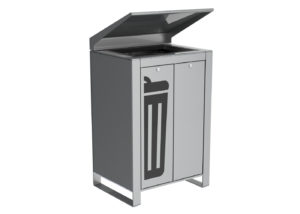 Trash Can with two compartments