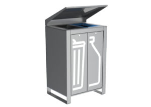 Garbage Unit with Garbage and Recycling