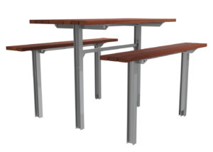 Auburn High Table with Bench Seating