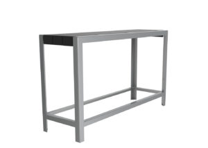 Grey and Black Table