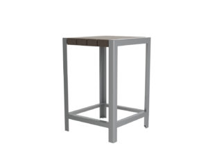 Grey and Brown Stool