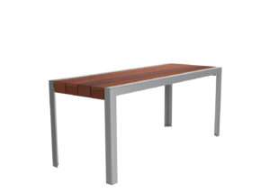 Wood and Grey Table