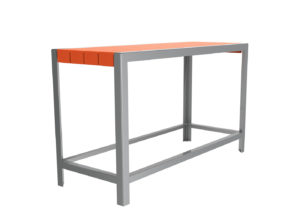 Grey and Orange Table