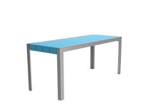 Grey and Blue Table