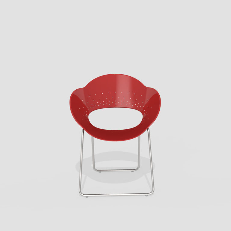 Red Battery Collection Chair