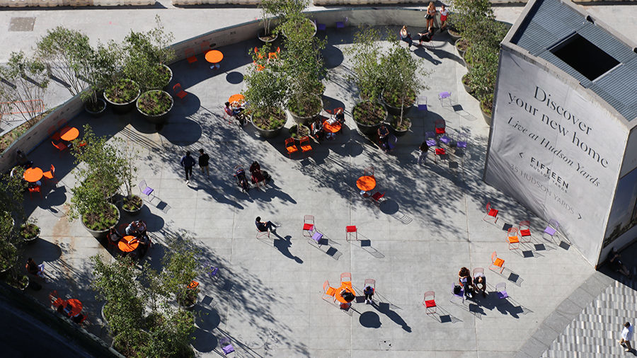 Kontur Chairs at Hudson Yards