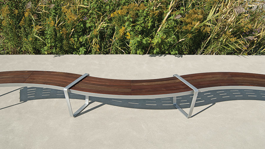 Curved Bench