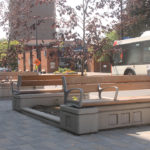 Mounted Benches Near Road