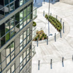 Bollards Outside Building