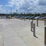 Bollards Near Parking Lot