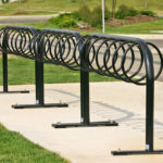 Three Black Multi Bike Racks