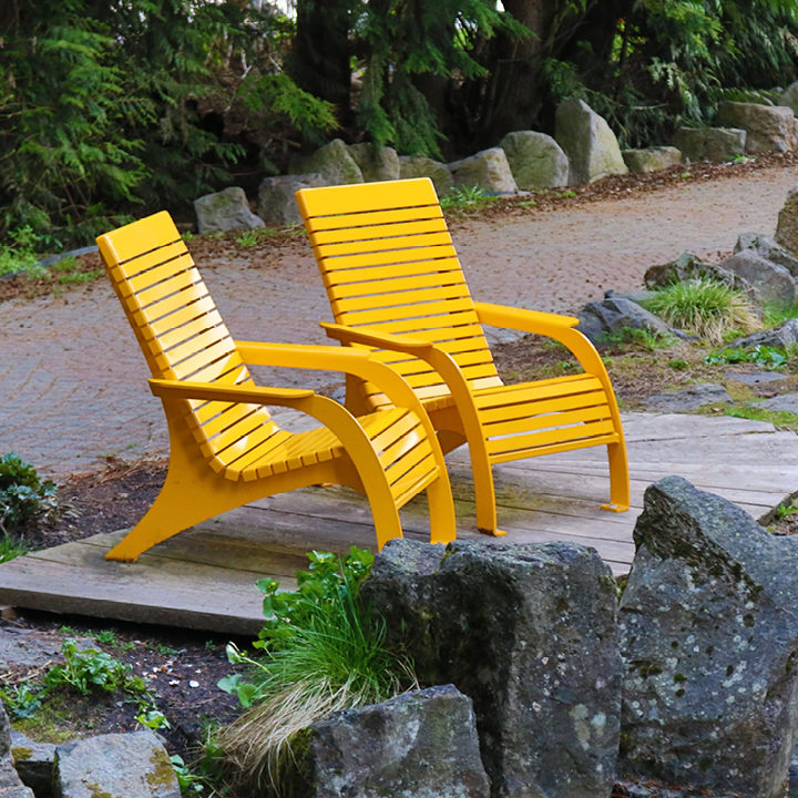 Yellow Chair Near River