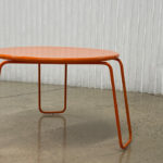 Orange Small Circular Lounge Table