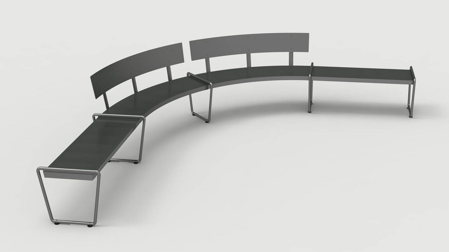 Lexicon Layout LXM1500-00010: Backed and Backless, Curved and Straight, Steel