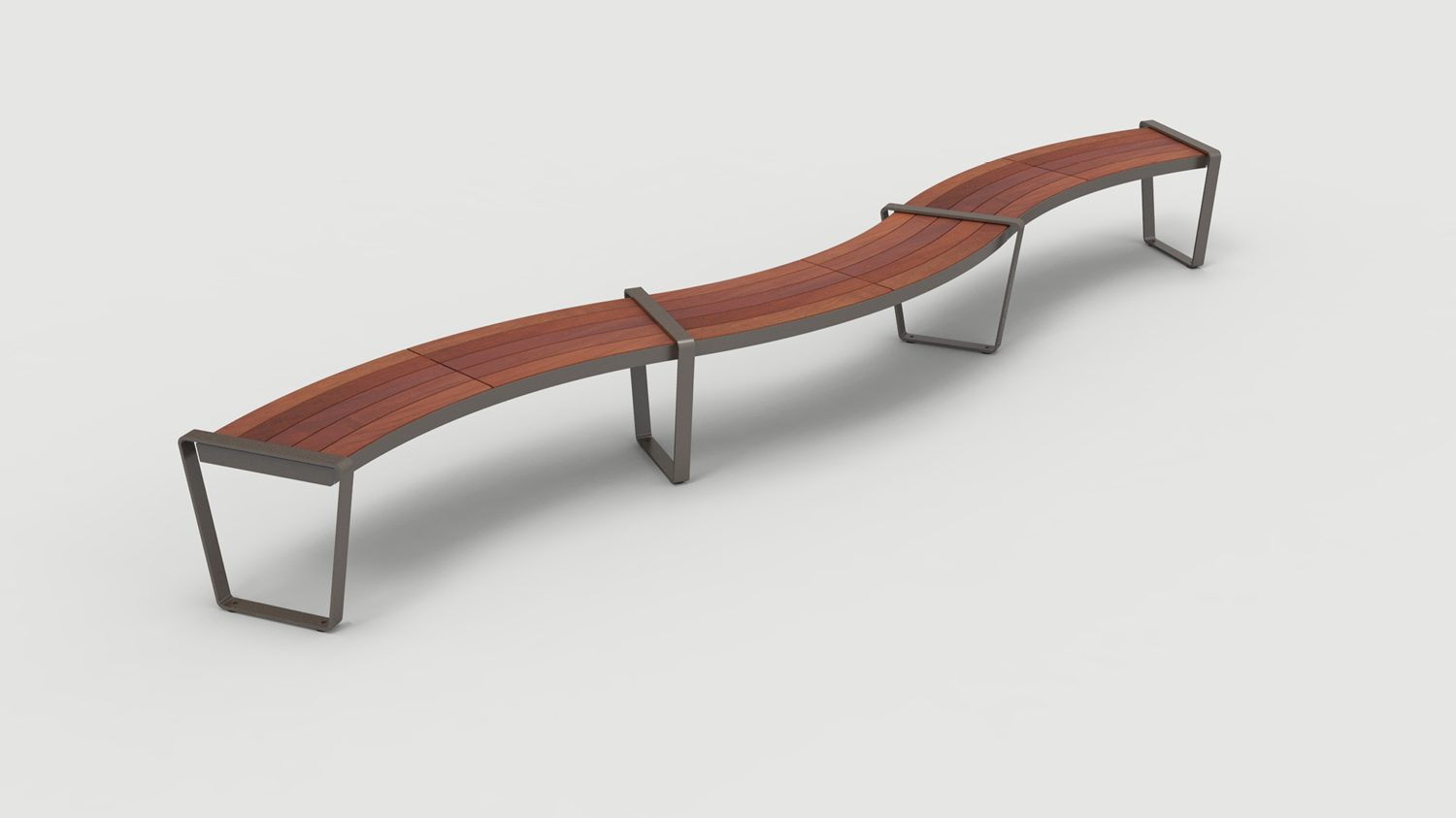 Lexicon Layout LXM1500-00017: Curved, Backless Wood, Armless