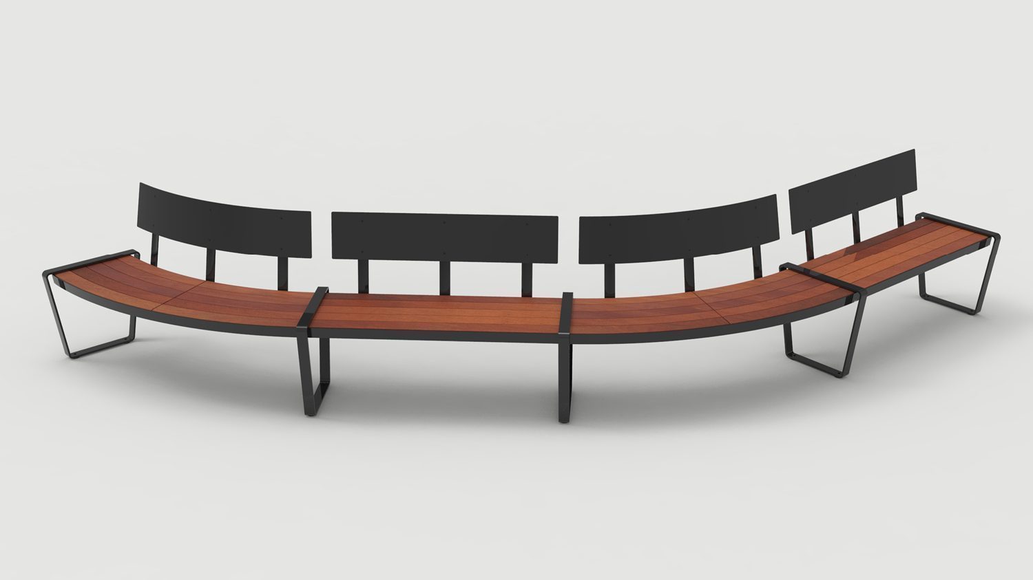 Lexicon Layout LXM1500-00026: Curved, Backed Wood, Armless