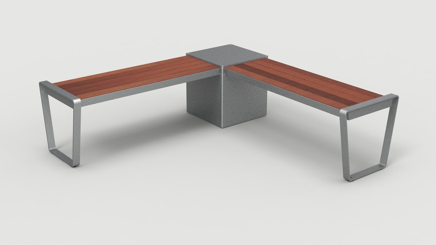 Lexicon Layout LXM1500-00032: Straight, Backless Wood, Square Module