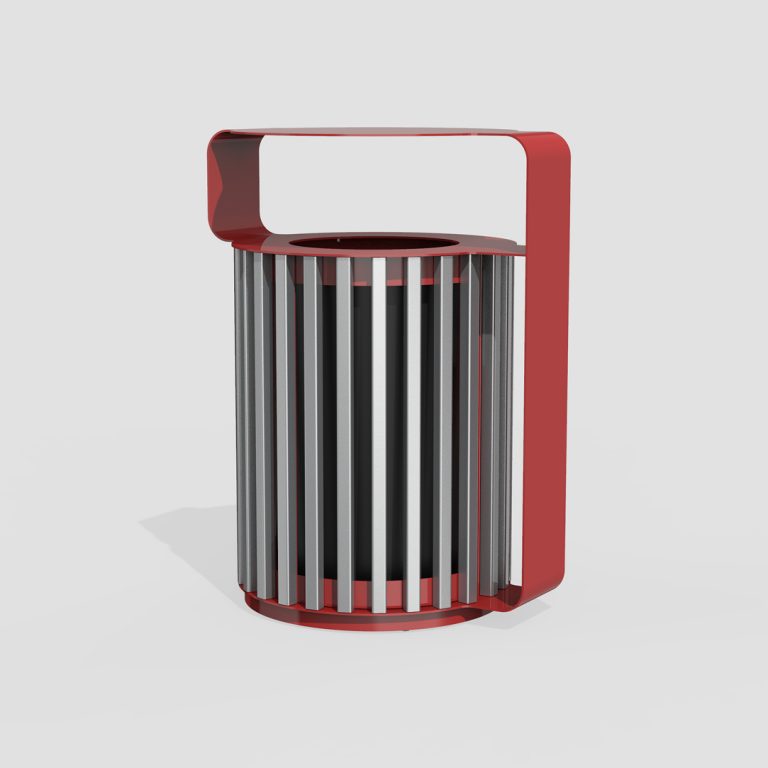 MUG Collection Trash Container with Rain Shield