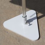 Kontur Umbrella Base painted white powdercoat