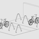 3100 Series - Bike Rack placement with bicycles