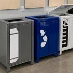 Single Stream Lexicon Trash & Recycling Containers