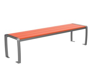 MBE-0970-00055: 970 Backless Bench, OP HDPE Green