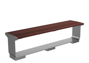 MBE-3000-00019: L-Series Backless Bench, Ipe Wood