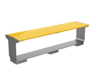 MBE-3000-00021: L-Series Backless Bench, Steel