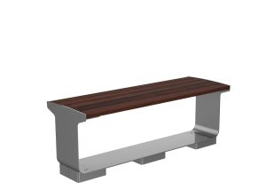 MBE-3000-00035: L-Series 48.5in Backless Bench, Thermally Modified Ash Wood