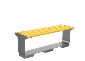 MBE-3000-00036: L-Series 48.5in Backless Bench, Steel