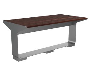 MTB-3000-00002: L-Series Table, Thermally Modified Ash Wood