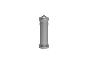 MBO-0200-00010: 200 Series Bollard, Base Type 3, Eyebolts