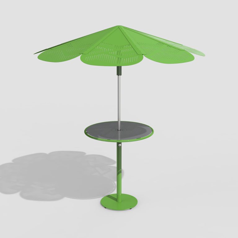 ROMA Sun Shade with FORO Bar Height Table