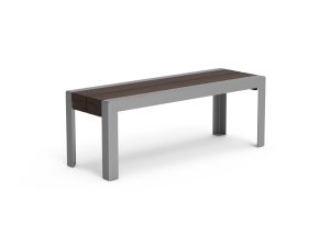 MBE-1050-00111: 1050 Backless Bench, 48in L, Thermally Modified Ash Wood